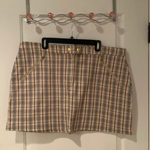 Plaid Mini Skirt